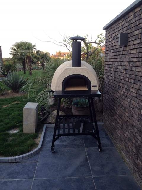Amalfi Mediterranean portable Ofen AD60 Black Plain