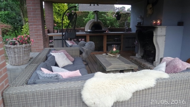 Amalfi Mediterranean portable Ofen AD60 Black Plain