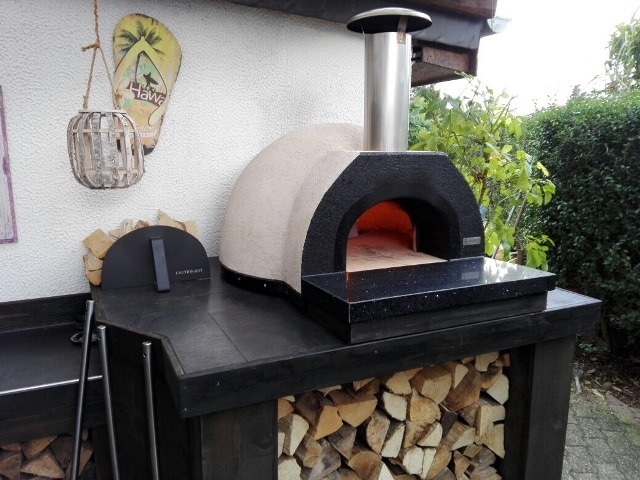Amalfi Mediterranean portable Ofen AD60 Black Plain