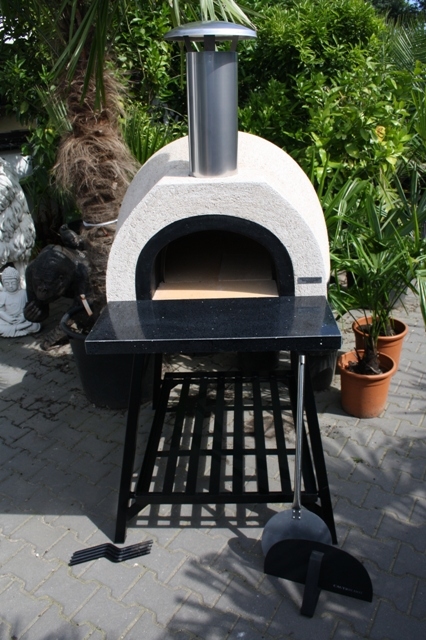 Amalfi Mediterranean portable Ofen AD60 Black Plain