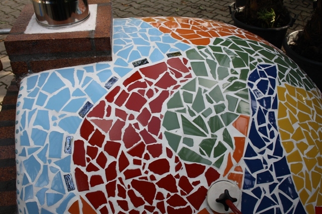 Exklusive Ofen Mosaik