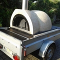 Verhuur Amalfi Family oven op aanhanger