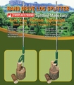 Handbediende houtklover/ driver log splitter